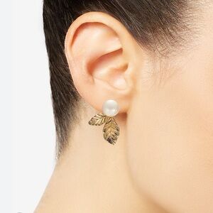 Kate Spade Gold Leaf Earrings